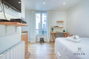 Studio cosy et lumineux au cœur d'Oberkampf - 82B